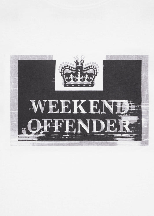 Weekend Offender T-shirts  Bonpensiero - white 