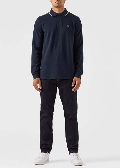 Weekend Offender Longsleeve Polo's  Carola - navy house check 