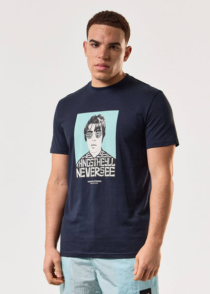 Weekend Offender T-shirts  Forever - navy 