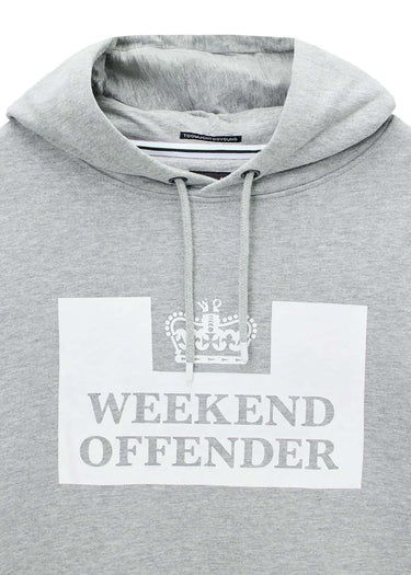 Weekend Offender Hoodies HM service - grey marl