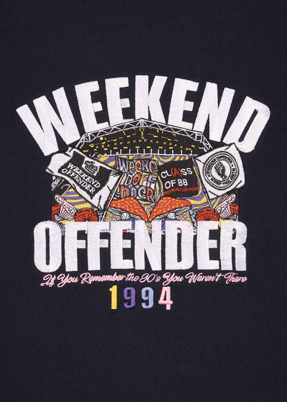 Weekend Offender T-shirts  Pyramid - navy 