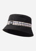 Weekend Offender Bucket Hats  Queensland - black mid house check 