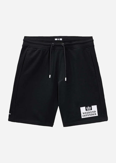 Weekend Offender Korte Broeken Action sweatshort - black