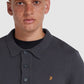 Farah Polo's  Sweater hamlet knit ls polo - charcoal 