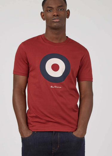 Ben Sherman T-shirts  Signature target tee - claret 