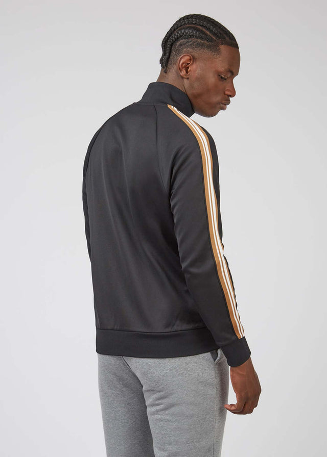 Ben Sherman Cardigans  House taped track top - black 