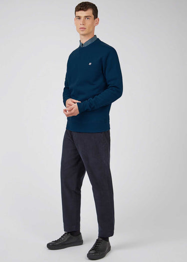 Ben Sherman Truien  B logo crew - marine 