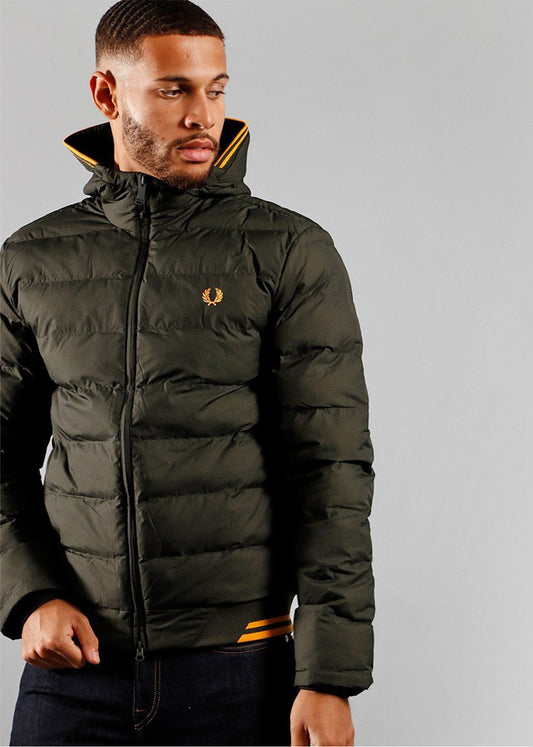 Fred Perry Jassen  Hooded insulated jacket - hunting green 