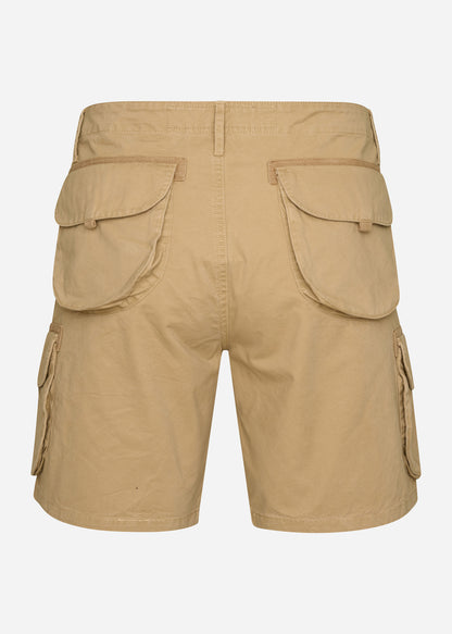 Peaceful Hooligan Korte Broeken  Bunker shorts - stone 