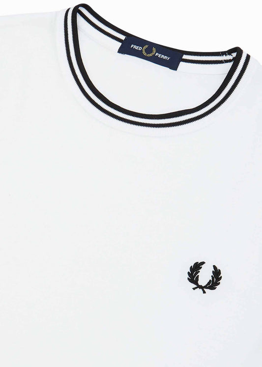 Fred Perry T-shirts  Twin tipped t-shirt - white 
