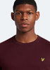 Lyle & Scott Truien  Merino Crew Jumper - burgundy 