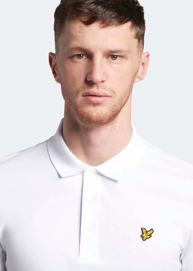 Lyle & Scott Polos  Plain polo shirt - white 