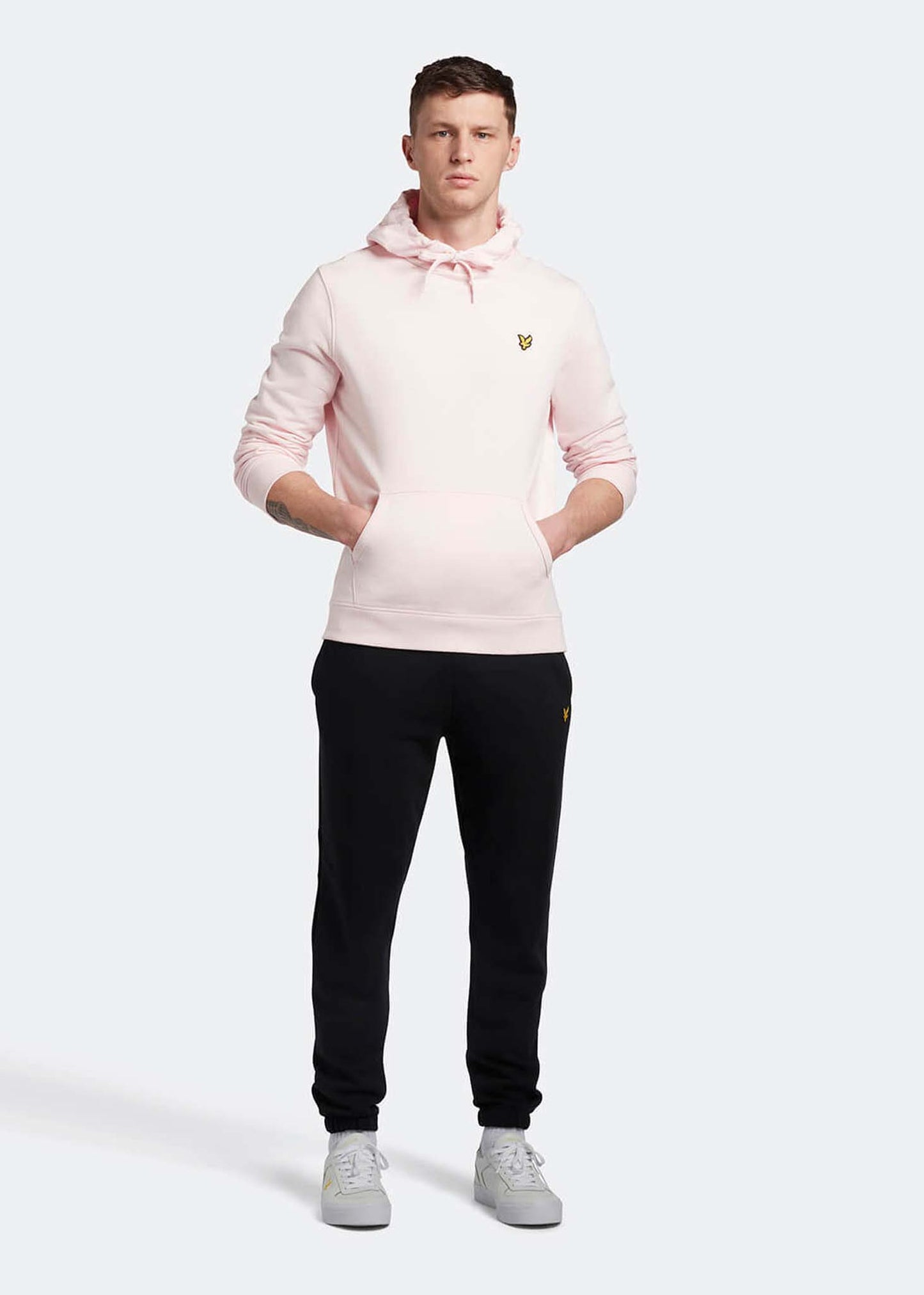 Lyle and Scott hoodie roze