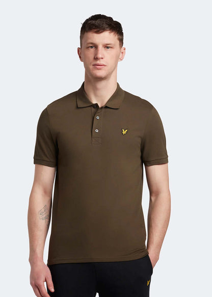 Lyle & Scott Polo's  Plain polo shirt - olive 