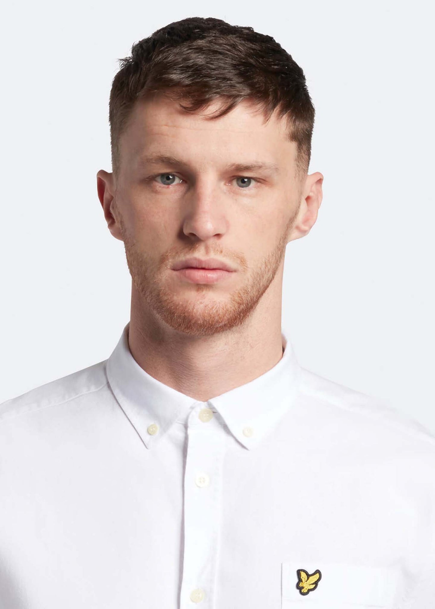 Lyle & Scott Overhemden  Light weight oxford shirt - white 