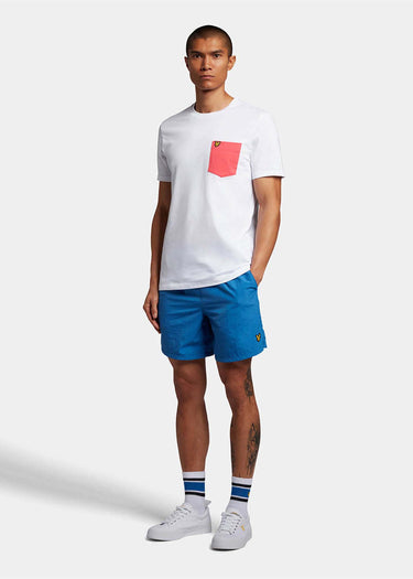 Lyle & Scott Zwembroeken  Plain swimshort - spring blue 