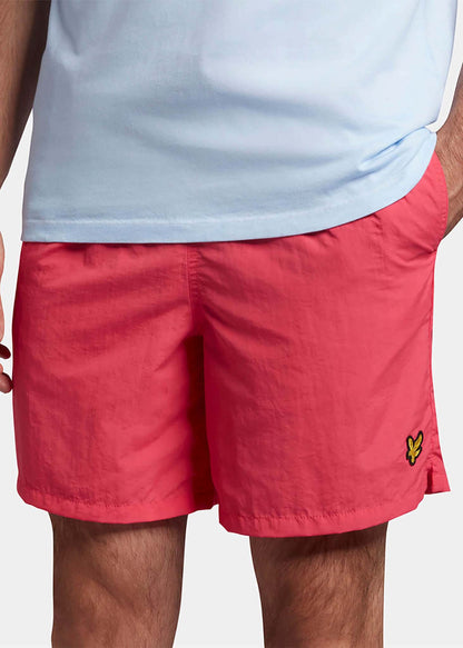 Lyle & Scott Zwembroeken  Plain swimshort - electric pink 