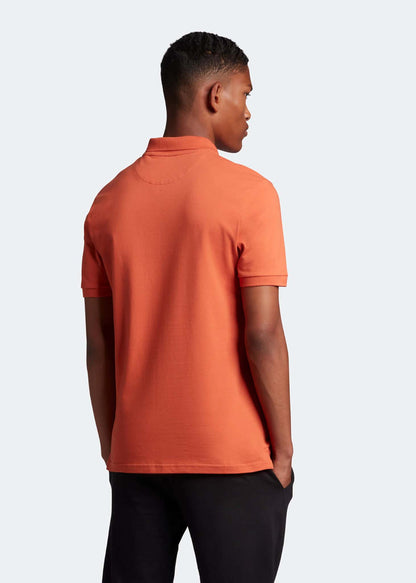 Lyle & Scott Polo's  Plain polo shirt - victory orange 