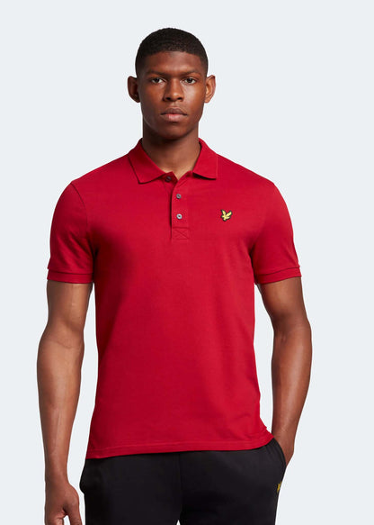 Lyle & Scott Polo's  Plain polo shirt - tunnel red 