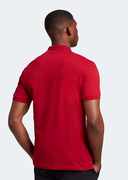 Lyle & Scott Polo's  Plain polo shirt - tunnel red 