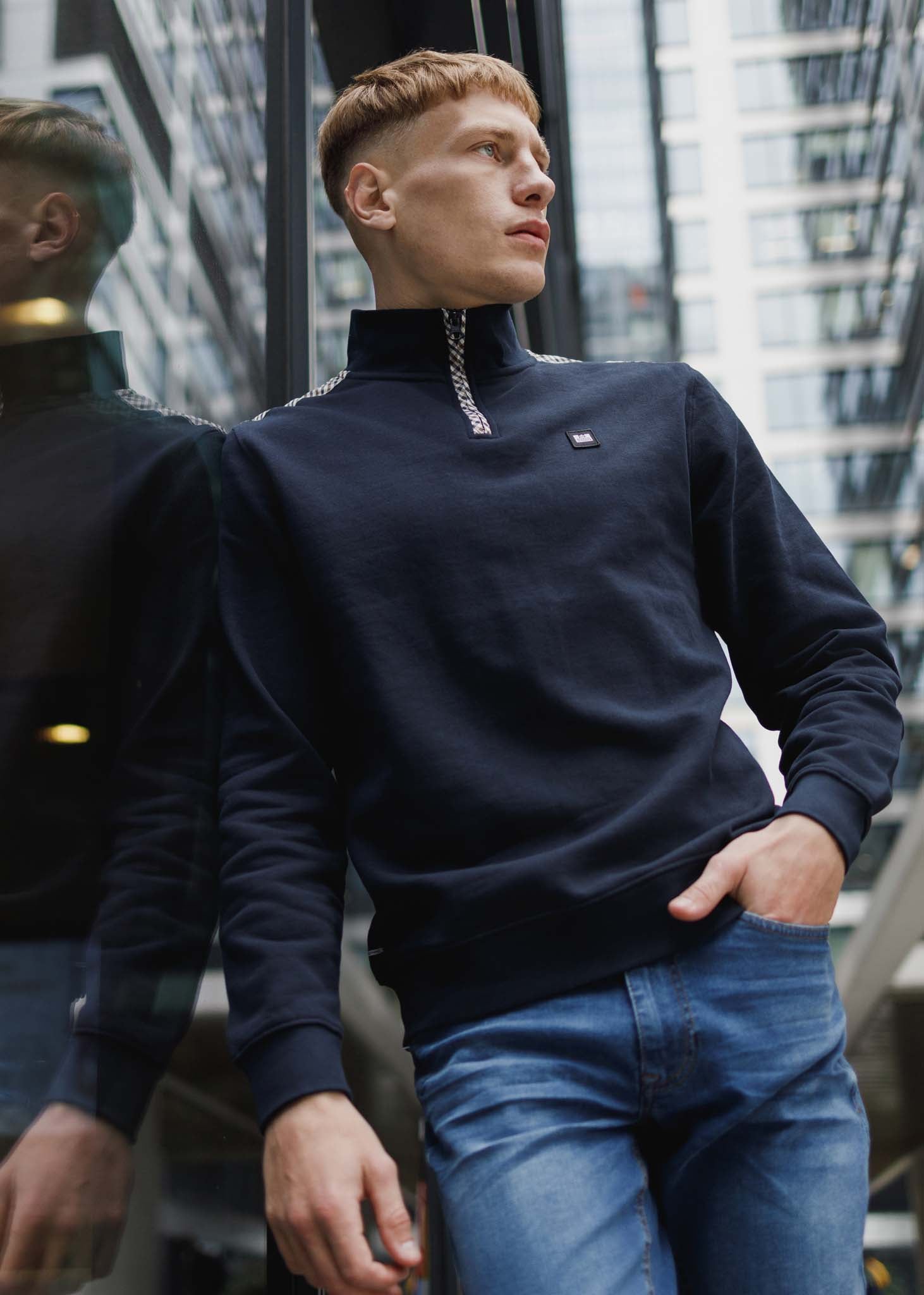 Weekend offender shop half zip