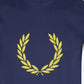 Print registration t-shirt - french navy