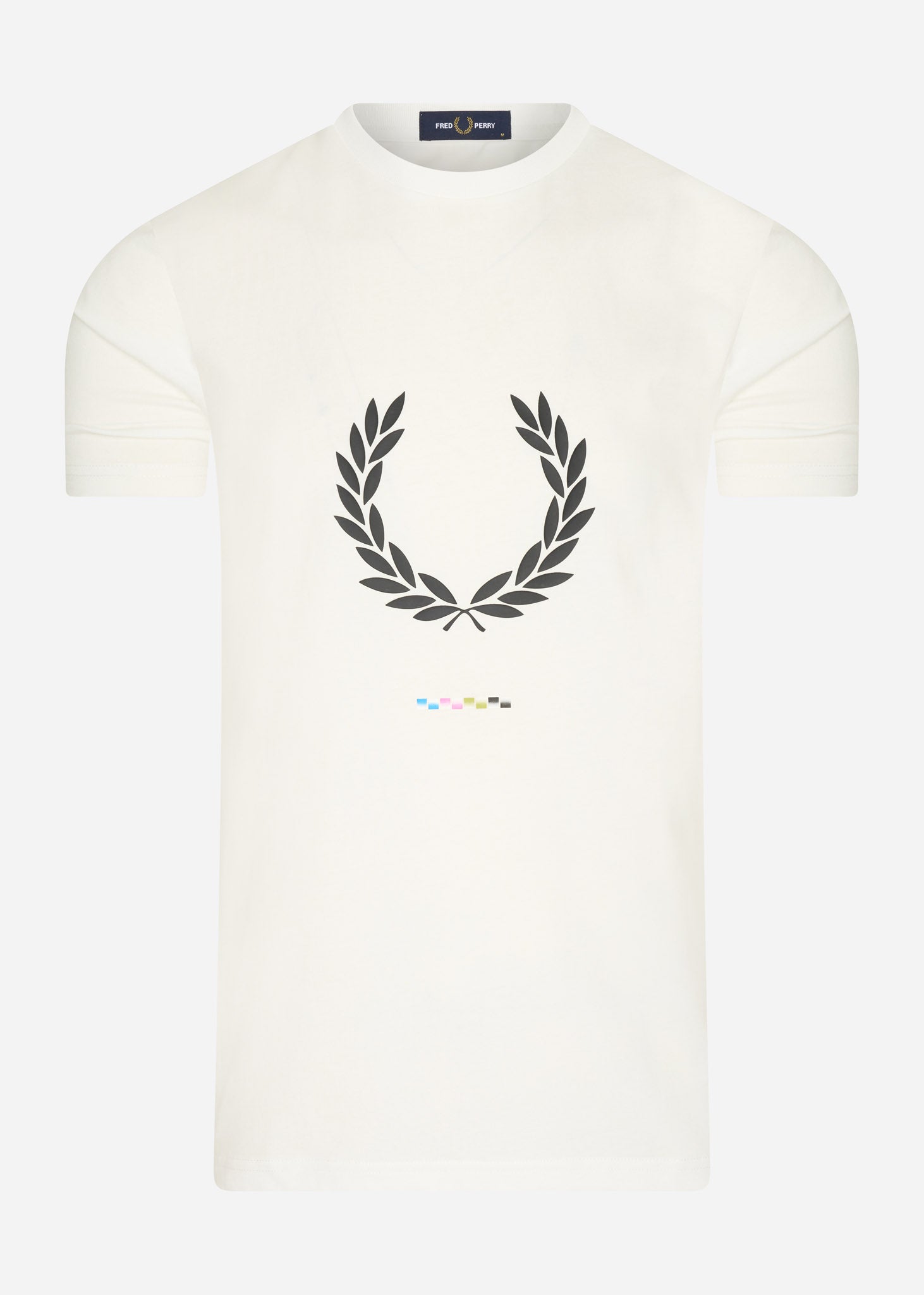 Fred Perry T-shirts  Print registration t-shirt - snow white 