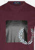 Fred Perry T-shirts  Tonal graphic t-shirt - mahogany 