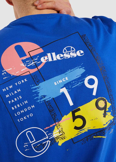 Ellesse T-shirts  Saigo tee - blue 