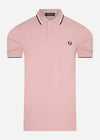 Fred Perry Polo's  Twin tipped fred perry shirt - chalky pink 