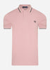 Fred Perry Polo's  Twin tipped fred perry shirt - chalky pink 