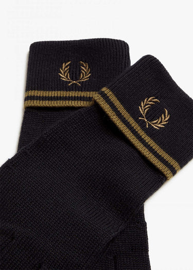Fred Perry Handschoenen  Twin tipped merino wool gloves - black shadedston 