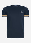 Fred Perry T-shirts  Pique t-shirt - navy 