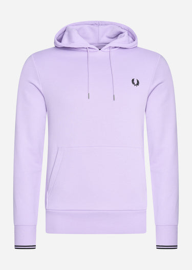 Fred Perry Hoodies  Tipped hooded sweatshirt - lilac soul 