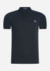 Fred Perry Polo's  Taped sleeve polo shirt - black 