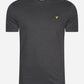 lyle and scott t-shirt charcoal marl donker grijs