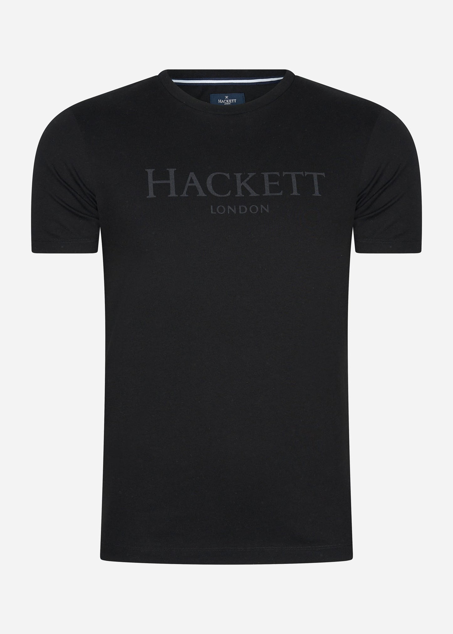 hackett london t-shirt zwart black