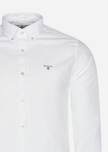 Barbour Overhemden  Oxford 3 tailored shirt - white 