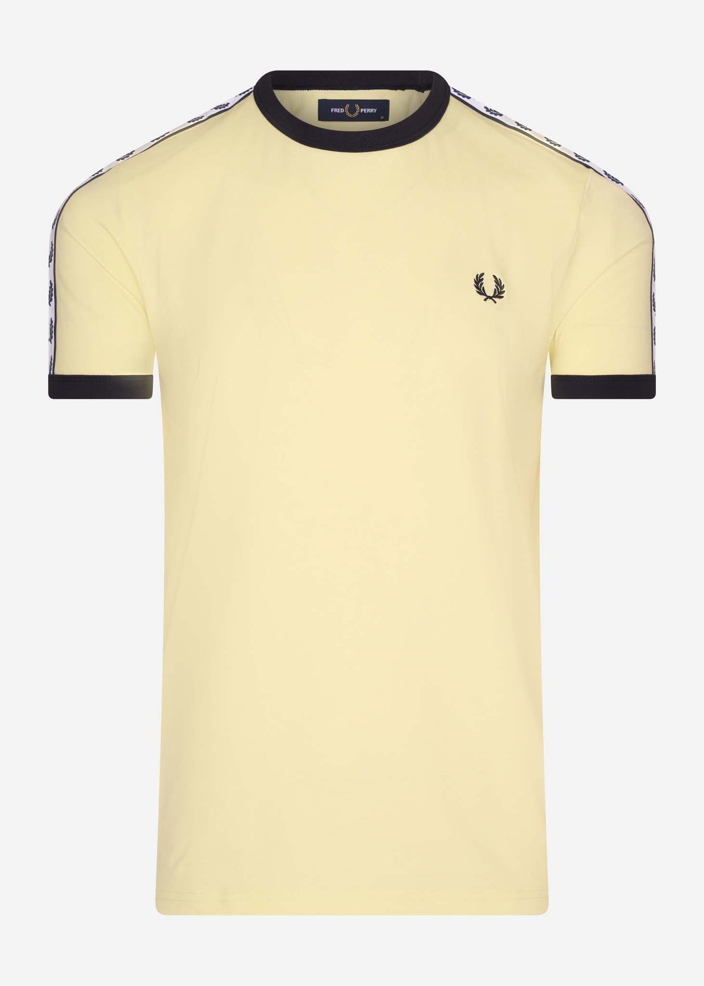 Taped ringer t-shirt - lemon sorbet