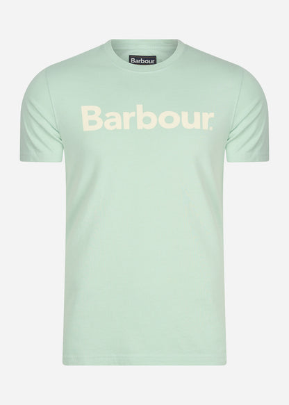 Barbour T-shirts  Logo tee - dusty mint 