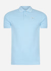 Barbour Polo's  Sports polo - sky 