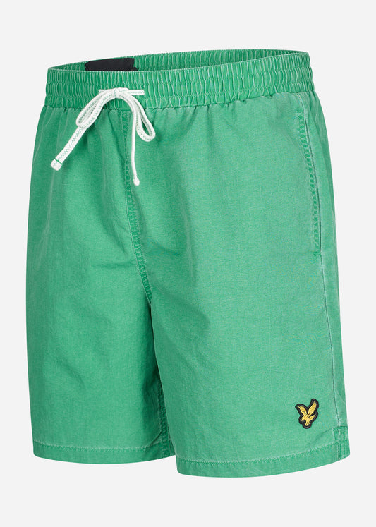 Salt wash swim shorts - grid green