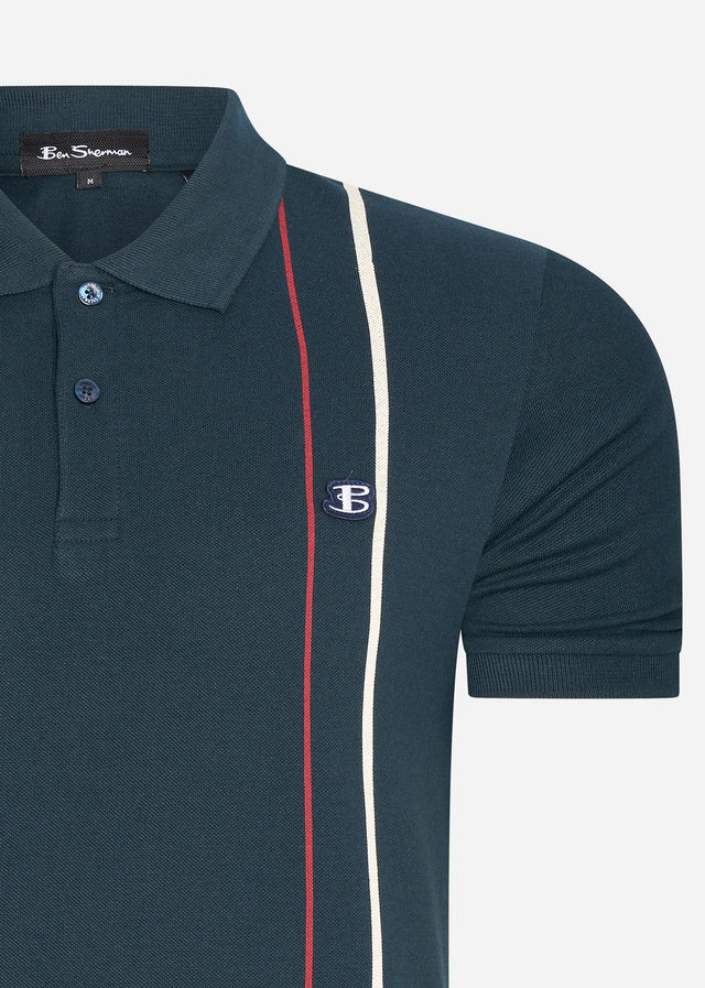 Ben Sherman Polos  Vertical stripe polo - midnight 