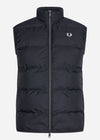 Fred Perry Bodywarmers  Insulated gilet - black 