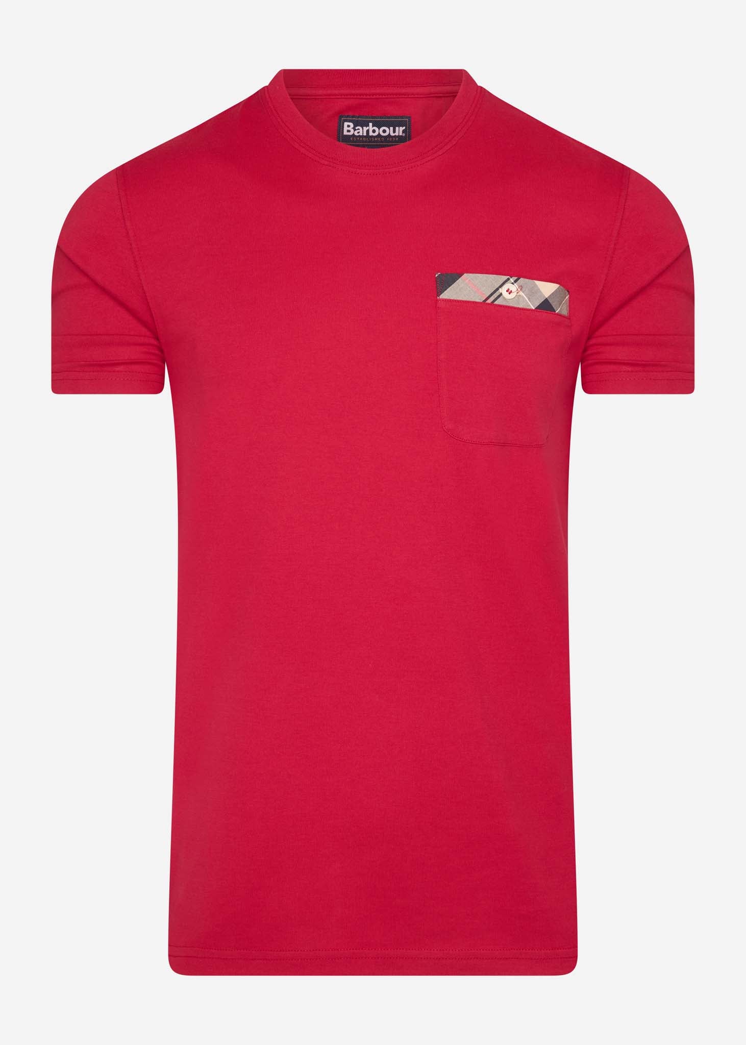 Barbour T-shirts  Durness pocket tee - chilli red 