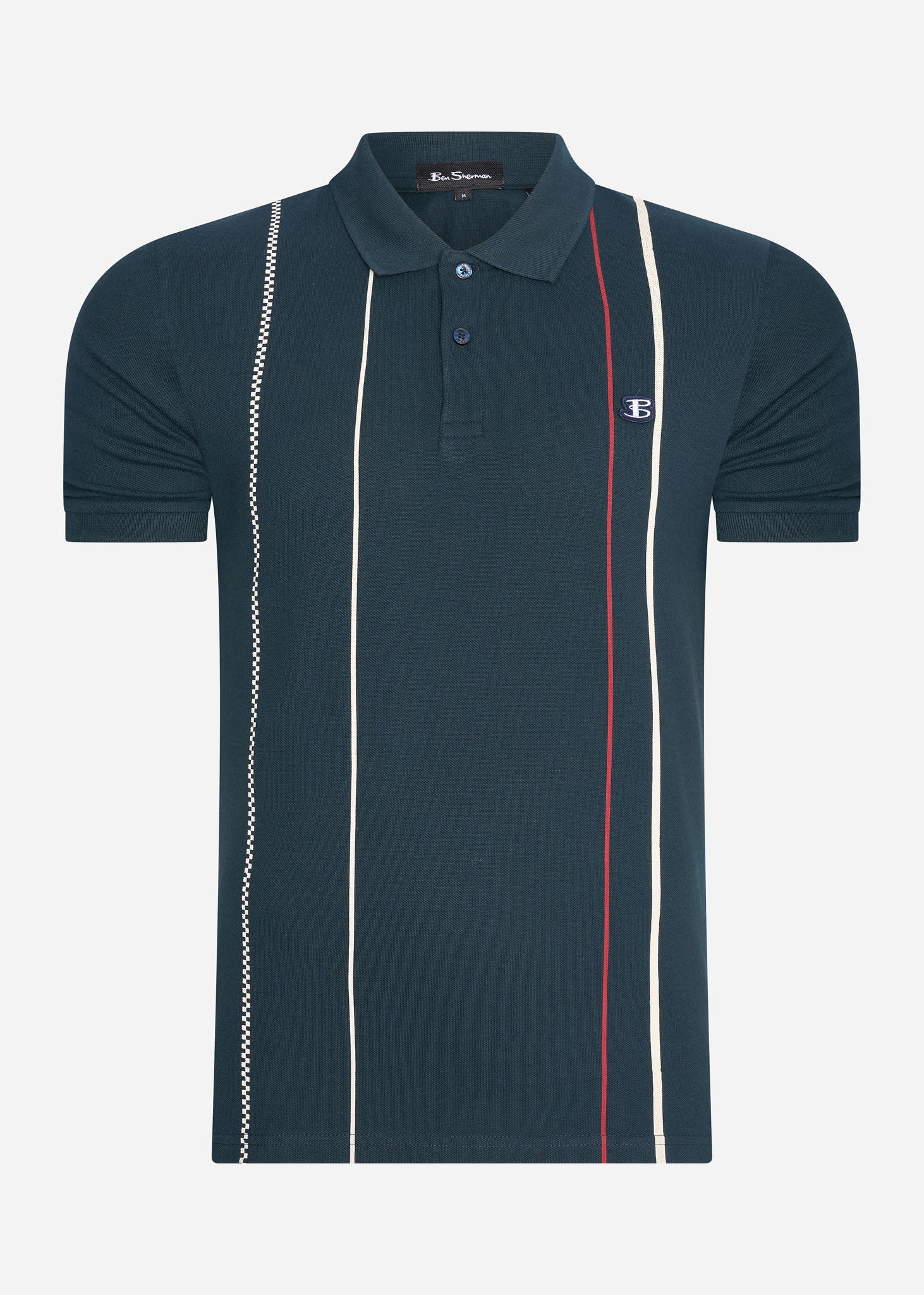 Ben Sherman Polo's  Vertical stripe polo - midnight 