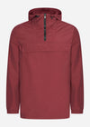 Barbour International Jassen  Orbit pop over - wine 