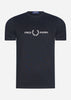 Fred Perry T-shirts  Graphic branded t-shirt - black 