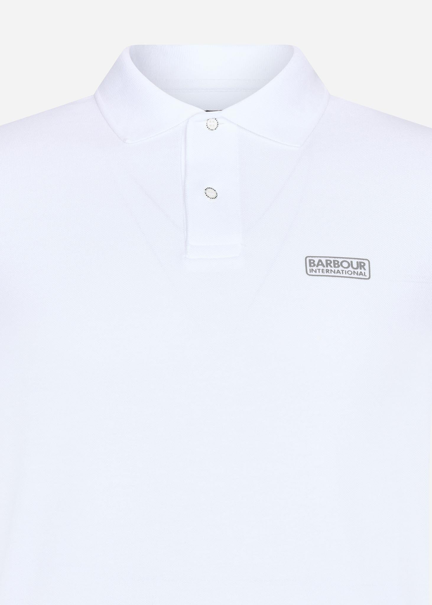 Barbour International Polo's  Essential polo - white 