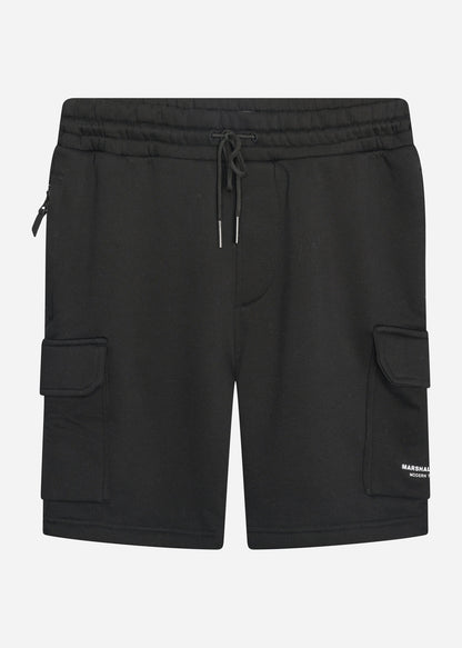 Marshall Artist Korte Broeken  Siren cargo short - black 